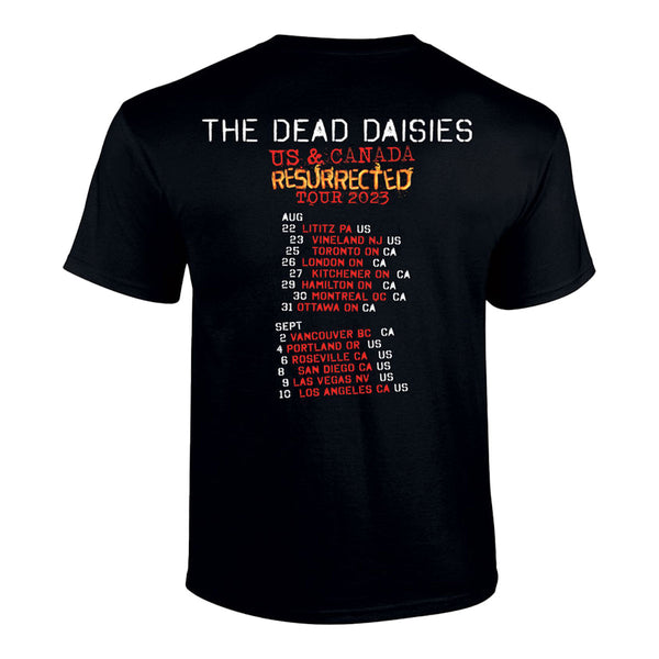 THE DEAD DAISIES Resurrected 2023 Tour T-Shirt