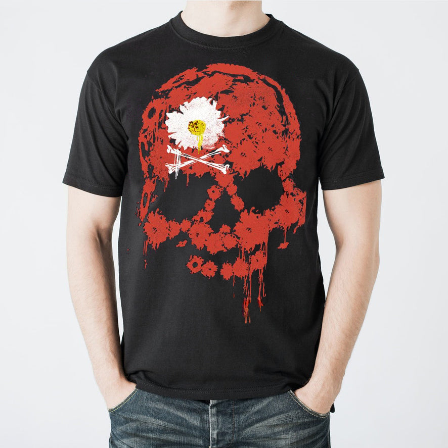 College Rivalry T-shirts Skull T-Shirt For Pro Football Fans (SM-5XL Steelers Shirt